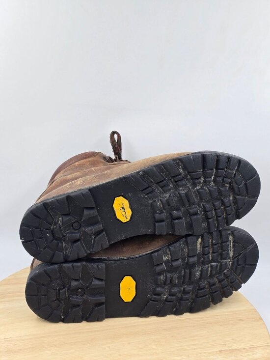 Asolo VTG AFX 520 Hiking Boot Vibram sole leather Mens sz 10.5